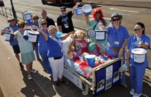 League of Friends charity bedpush